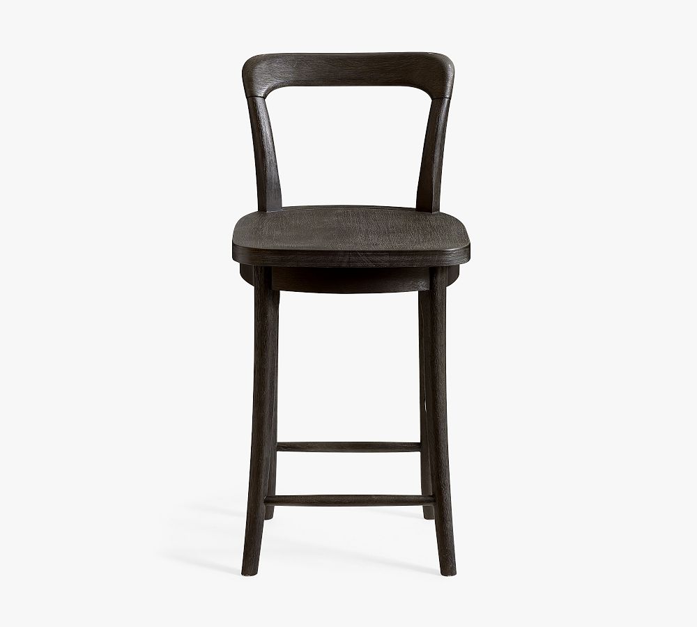 Open Box: Cline Swivel Counter Stool, Individual - Charcoal