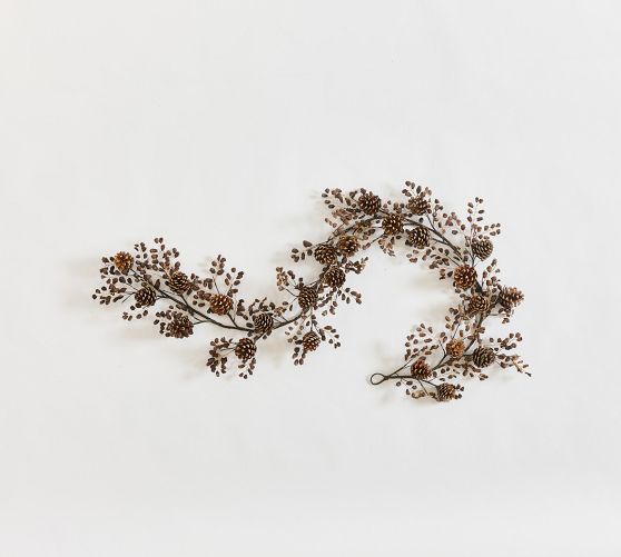 Glitter Pinecone Garland