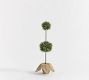 Faux Lit Juniper Topiary