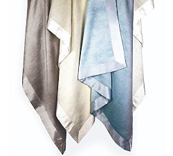 Maizy Silk Fleece Throw With Satin Border