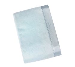 Maizy Silk Fleece Throw With Satin Border