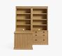 Aubrey Peninsula Desk with Bookcase Suite (72&quot;)