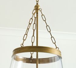 Elizabeth Glass Tapered Pendant (18&quot;)
