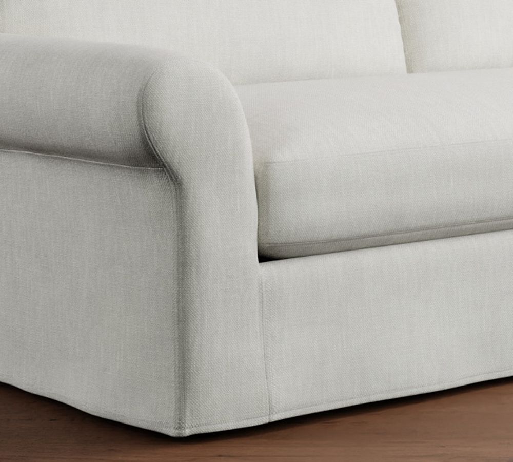 PB Comfort Modern Roll Arm Replacement Slipcovers
