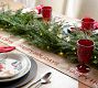 Happy Holidays Sentiment Cotton Table Runner