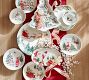 Christmas in the Country Stoneware Appetizer Plates - Set of 8