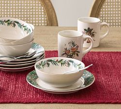 12 Days of Christmas 48-Piece Stoneware Dinnerware Set