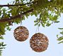 Rattan Twinkle Light Orb