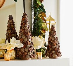 Faux Pinecone Tree