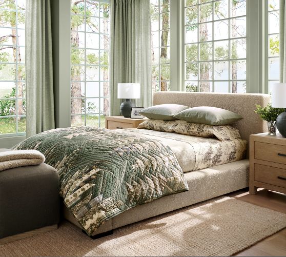 Carmel Low Upholstered Bed