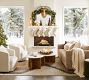 Faux Lit Leafy White Berry Wreath &amp; Garland