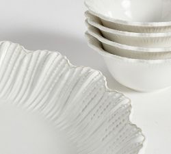 Monique Lhuillier Claudia Outdoor Melamine Platter &amp; Dip Bowls Set