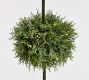 Faux Lit Juniper Topiary