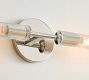 Cooper Ribbed Glass Double Tube Sconce (20&quot;)