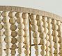 Bristol Wood Bead 2-Tier Chandelier (30&quot;)