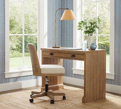Estelle Rattan Task Table Lamp (28&quot;)