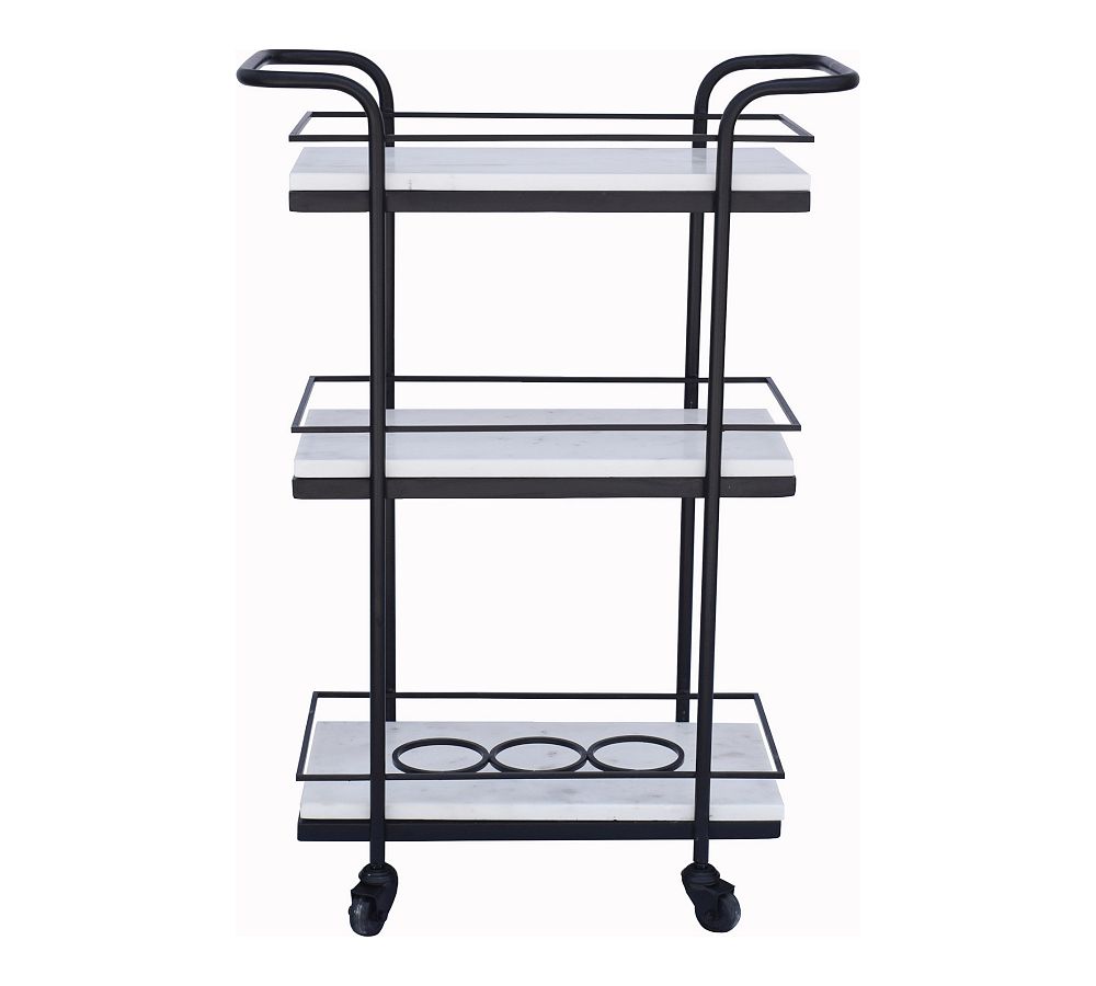 Miramichi Marble Bar Cart