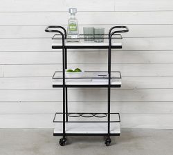 Miramichi Marble Bar Cart