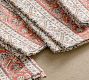 Darcy Block Print Organic Cotton Napkins - Set of 4