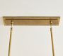 Marina Swing Rope Linear 5-Globe Chandelier (57&quot;)