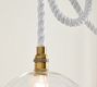 Marina Swing Rope Linear 5-Globe Chandelier (57&quot;)