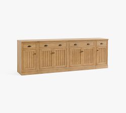 Aubrey Media Console with Closed Cabinets (108&quot;)