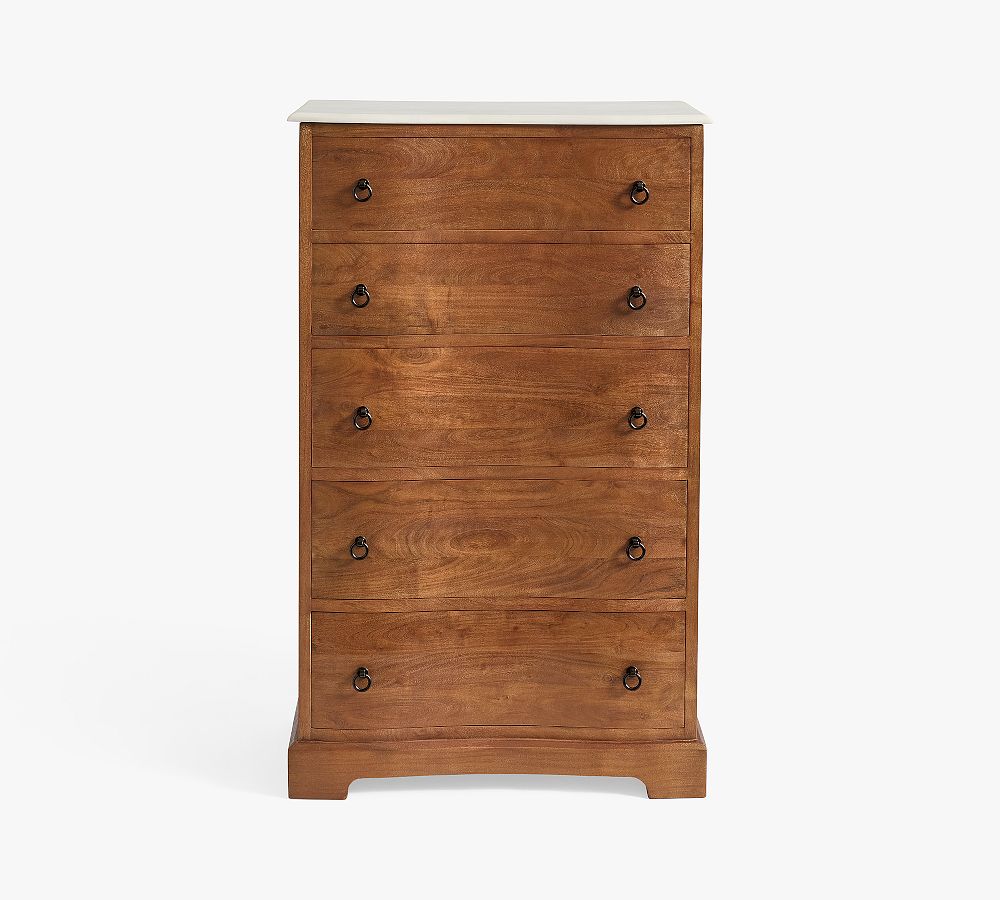 Scarlett 5-Drawer Tall Dresser (32") | Pottery Barn