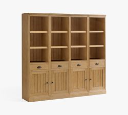 Aubrey Shelf with Cabinets (74.5&quot;)
