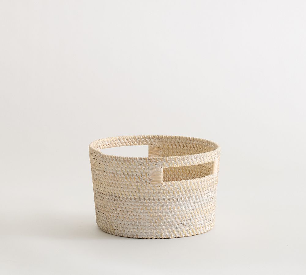 Tava Handwoven Round Utility Basket
