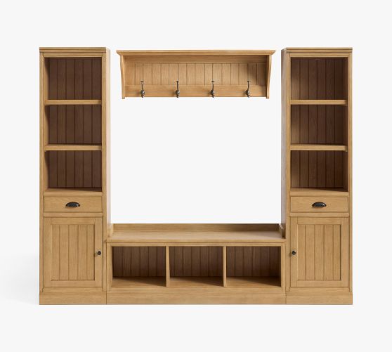Aubrey 4-Piece Entryway Set With Cabinets - Seadrift