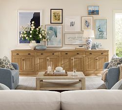Aubrey Storage Cabinet with Drawers (144&quot;)