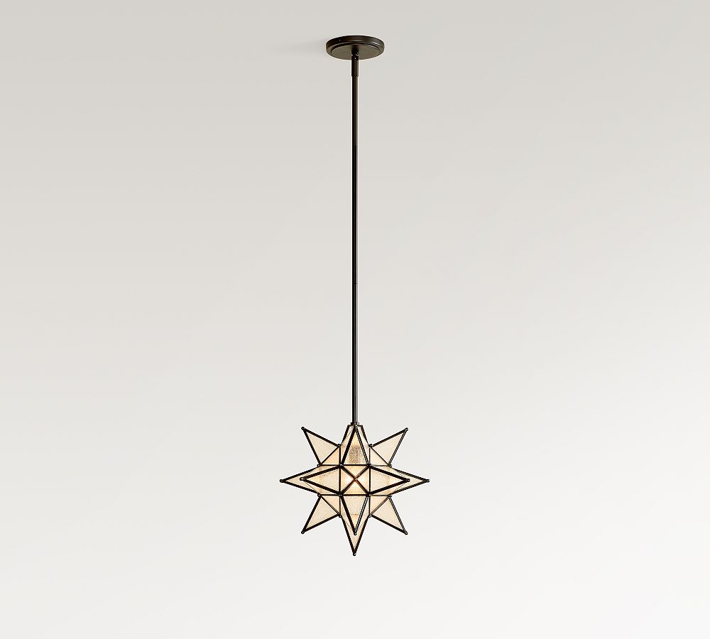 Olivia Glass Star Pendant (13&quot;)