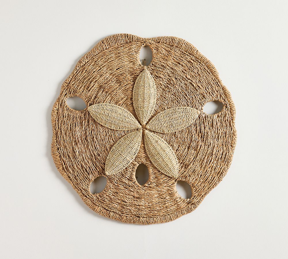 Woven Sand Dollar Wall Art