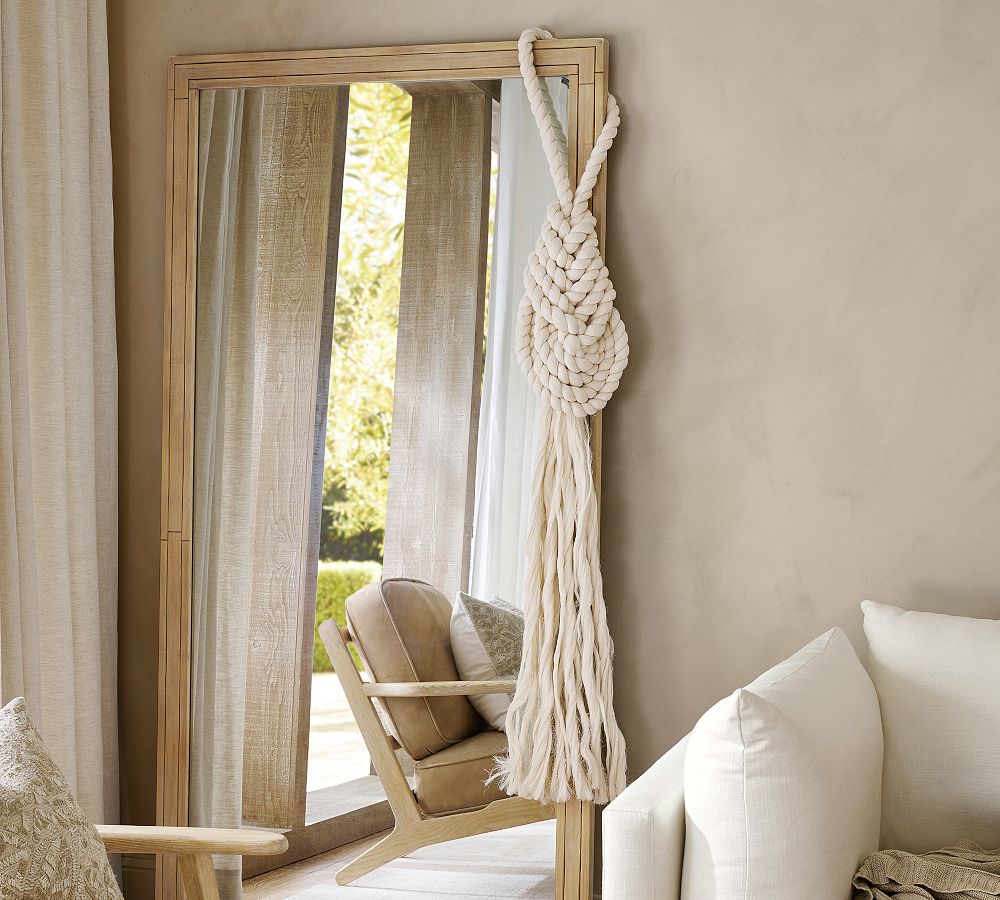 Woven Macrame Knot Wall Art