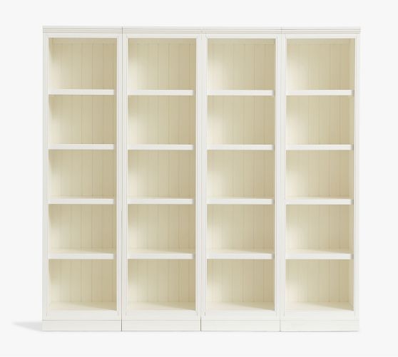 Aubrey Shelf with Open Cabinets (74.5")