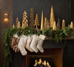 Faux Fur Ombre Stockings