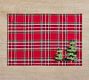 Elliot Plaid Embroidered Cotton Placemats - Set of 4