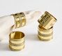 Etched Bangle Napkin Rings - Set of 4