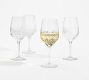 Antique Cut Wine Stem Glasses