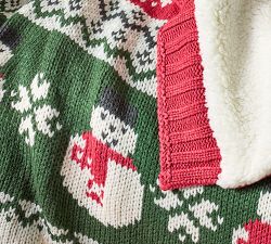 Archie Fair Isle Knit Jacquard Throw