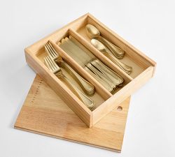 Caterer's Box Stainless Steel 36-Piece Flatware Set