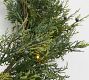 Faux Lit Juniper Berry Wreath &amp; Garland