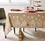 Gingerbread Village Embroidered Oilcloth