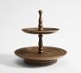 Turned Wood Tiered Stand