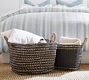 Asher Handwoven Seagrass Tote Basket