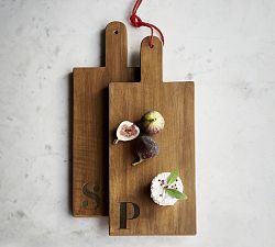 Alphabet Mango Wood Cheese &amp; Charcuterie Board