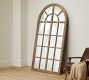 Barn Door Round Wall Mirror