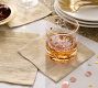 Gold Scatter Cocktail Glasses