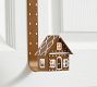 Lit Gingerbread House Wreath Hanger
