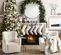 Shimmer Snowflake Shaped Pillow
